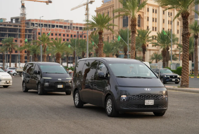 Airport taxi fleet in Madinah